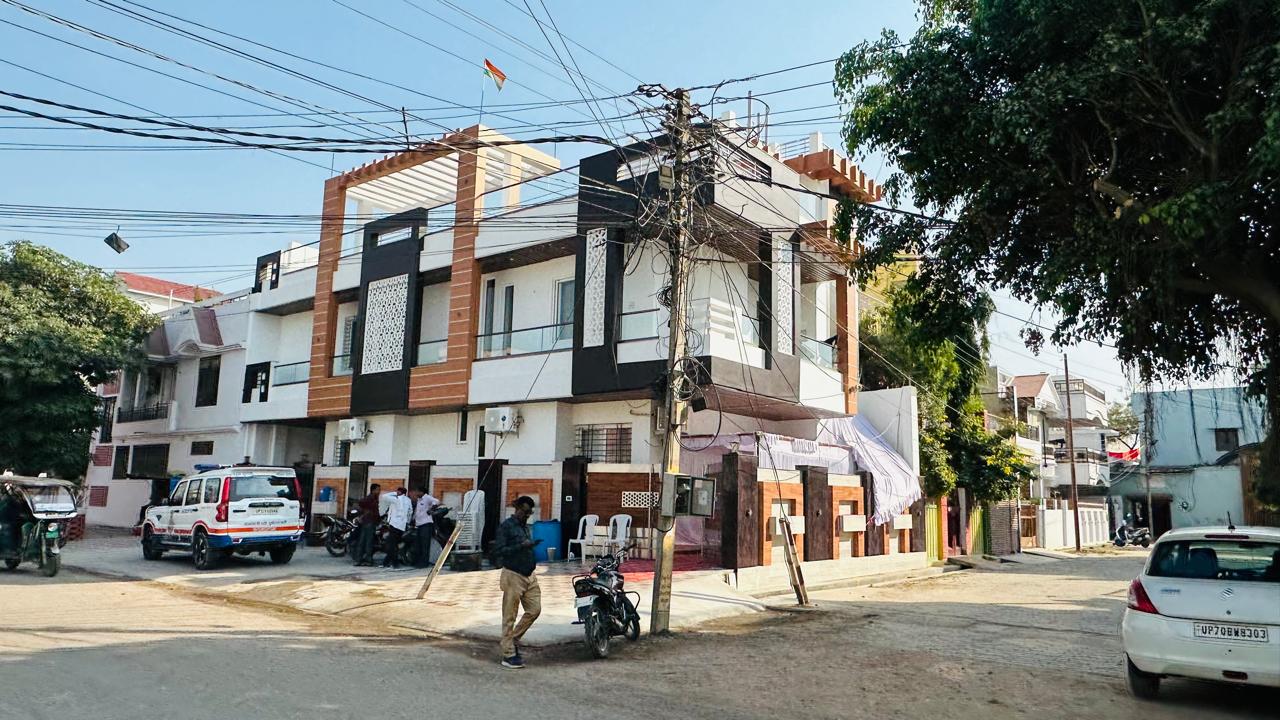 Modern Building Under Construction